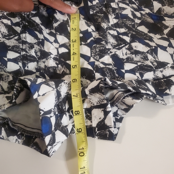 JOE'S JEANS | GEOMETRIC PRINTED MULTICOLORED ROMPER SHORT SET WOMEN'S SMALL - Picture 16 of 17